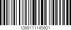 Código de barras (EAN, GTIN, SKU, ISBN): '1069111145801'
