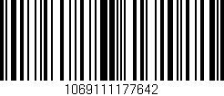 Código de barras (EAN, GTIN, SKU, ISBN): '1069111177642'