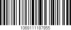 Código de barras (EAN, GTIN, SKU, ISBN): '1069111187955'