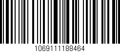Código de barras (EAN, GTIN, SKU, ISBN): '1069111188464'