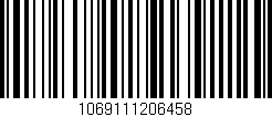 Código de barras (EAN, GTIN, SKU, ISBN): '1069111206458'