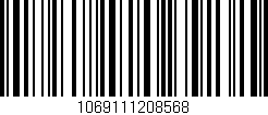 Código de barras (EAN, GTIN, SKU, ISBN): '1069111208568'