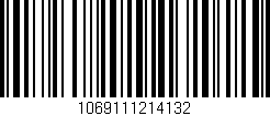 Código de barras (EAN, GTIN, SKU, ISBN): '1069111214132'
