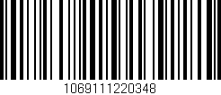 Código de barras (EAN, GTIN, SKU, ISBN): '1069111220348'