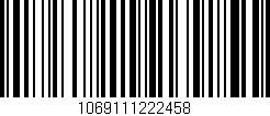 Código de barras (EAN, GTIN, SKU, ISBN): '1069111222458'