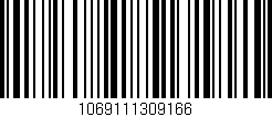 Código de barras (EAN, GTIN, SKU, ISBN): '1069111309166'