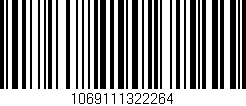Código de barras (EAN, GTIN, SKU, ISBN): '1069111322264'