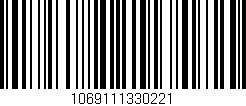 Código de barras (EAN, GTIN, SKU, ISBN): '1069111330221'
