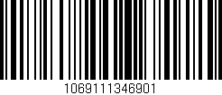 Código de barras (EAN, GTIN, SKU, ISBN): '1069111346901'