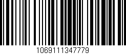 Código de barras (EAN, GTIN, SKU, ISBN): '1069111347779'