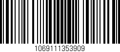 Código de barras (EAN, GTIN, SKU, ISBN): '1069111353909'
