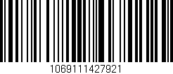 Código de barras (EAN, GTIN, SKU, ISBN): '1069111427921'