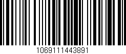 Código de barras (EAN, GTIN, SKU, ISBN): '1069111443891'