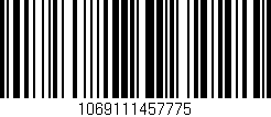 Código de barras (EAN, GTIN, SKU, ISBN): '1069111457775'