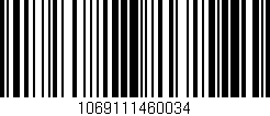 Código de barras (EAN, GTIN, SKU, ISBN): '1069111460034'