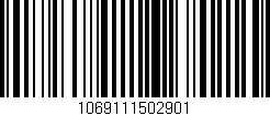 Código de barras (EAN, GTIN, SKU, ISBN): '1069111502901'