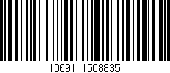 Código de barras (EAN, GTIN, SKU, ISBN): '1069111508835'