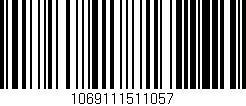 Código de barras (EAN, GTIN, SKU, ISBN): '1069111511057'