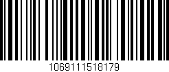 Código de barras (EAN, GTIN, SKU, ISBN): '1069111518179'