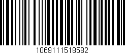 Código de barras (EAN, GTIN, SKU, ISBN): '1069111518582'