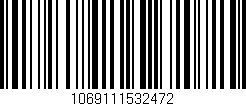 Código de barras (EAN, GTIN, SKU, ISBN): '1069111532472'