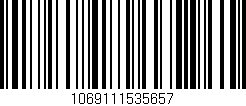 Código de barras (EAN, GTIN, SKU, ISBN): '1069111535657'