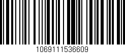 Código de barras (EAN, GTIN, SKU, ISBN): '1069111536609'