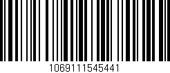 Código de barras (EAN, GTIN, SKU, ISBN): '1069111545441'