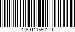 Código de barras (EAN, GTIN, SKU, ISBN): '1069111550179'