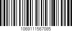 Código de barras (EAN, GTIN, SKU, ISBN): '1069111567085'
