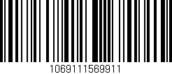 Código de barras (EAN, GTIN, SKU, ISBN): '1069111569911'