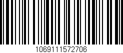 Código de barras (EAN, GTIN, SKU, ISBN): '1069111572706'