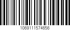 Código de barras (EAN, GTIN, SKU, ISBN): '1069111574656'