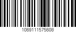 Código de barras (EAN, GTIN, SKU, ISBN): '1069111575608'