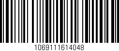 Código de barras (EAN, GTIN, SKU, ISBN): '1069111614048'