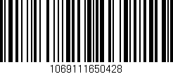 Código de barras (EAN, GTIN, SKU, ISBN): '1069111650428'