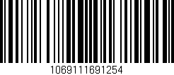 Código de barras (EAN, GTIN, SKU, ISBN): '1069111691254'