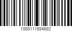 Código de barras (EAN, GTIN, SKU, ISBN): '1069111694682'