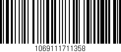 Código de barras (EAN, GTIN, SKU, ISBN): '1069111711358'