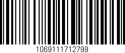 Código de barras (EAN, GTIN, SKU, ISBN): '1069111712799'