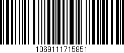 Código de barras (EAN, GTIN, SKU, ISBN): '1069111715851'