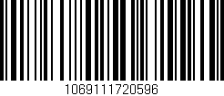 Código de barras (EAN, GTIN, SKU, ISBN): '1069111720596'