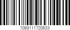 Código de barras (EAN, GTIN, SKU, ISBN): '1069111720633'