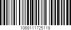 Código de barras (EAN, GTIN, SKU, ISBN): '1069111725119'