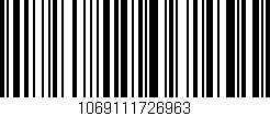 Código de barras (EAN, GTIN, SKU, ISBN): '1069111726963'