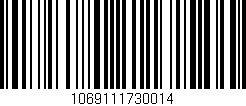 Código de barras (EAN, GTIN, SKU, ISBN): '1069111730014'