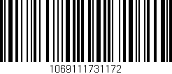 Código de barras (EAN, GTIN, SKU, ISBN): '1069111731172'