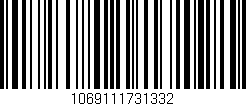 Código de barras (EAN, GTIN, SKU, ISBN): '1069111731332'