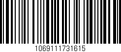 Código de barras (EAN, GTIN, SKU, ISBN): '1069111731615'