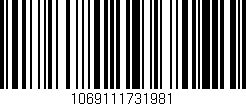 Código de barras (EAN, GTIN, SKU, ISBN): '1069111731981'
